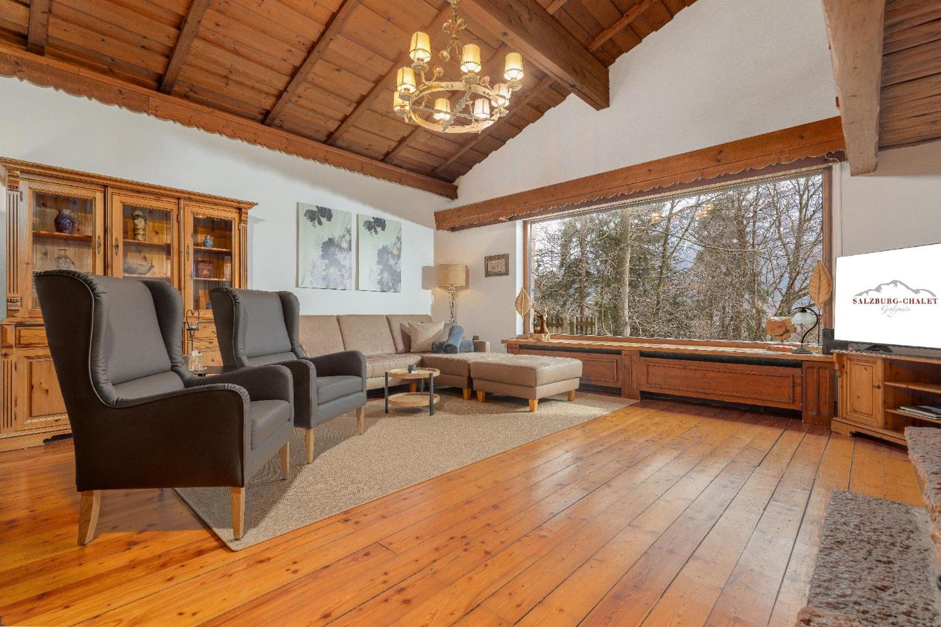 Luxus Ferienhaus Salzburg Chalet Mit Pool, Sauna, Whirlpool, Kamin Grossgmain Zewnętrze zdjęcie